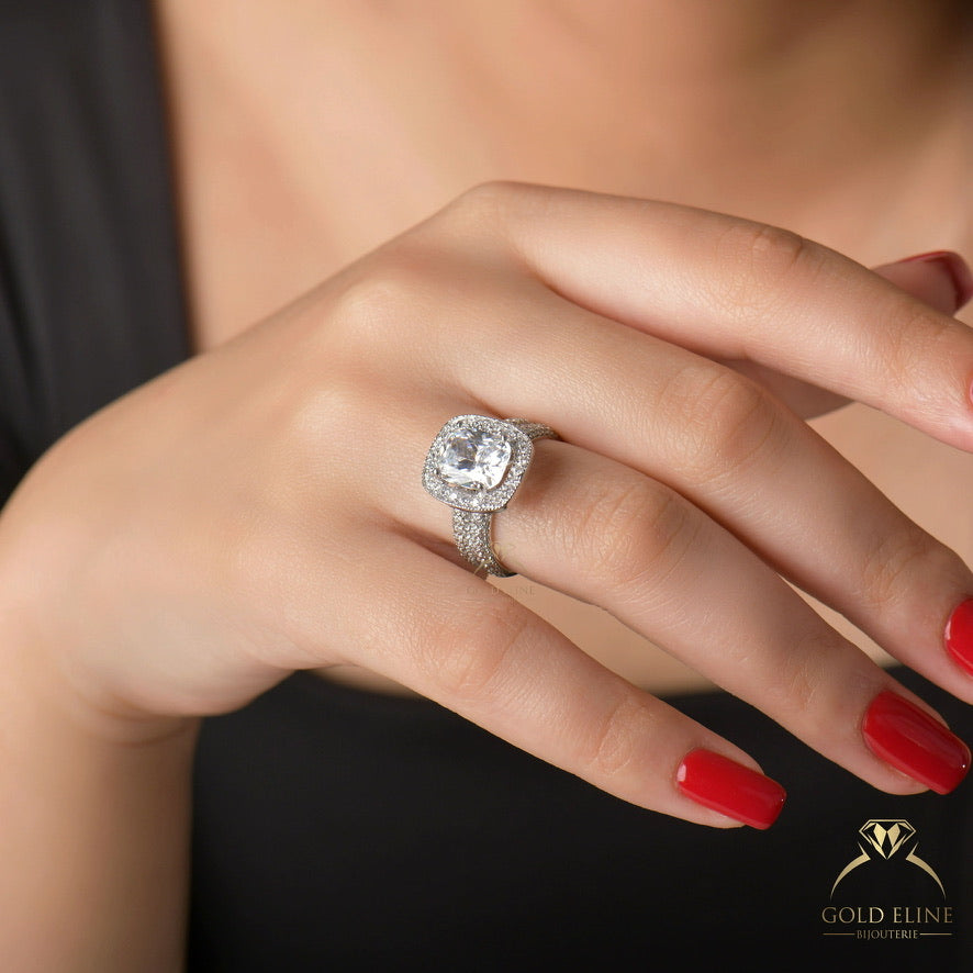 Bague Royal en Or blanc 18K